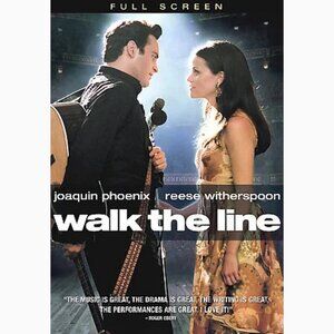Walk the Line DVD Johnny Cash Phoenix Witherspoon Goodwin Academy Award PG13 NEW
